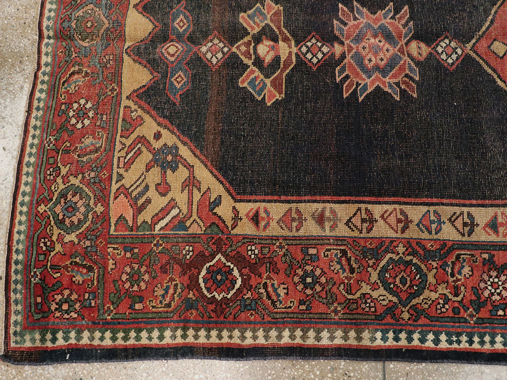 Antique Persian Bidjar Rug, No.22755 - Staging