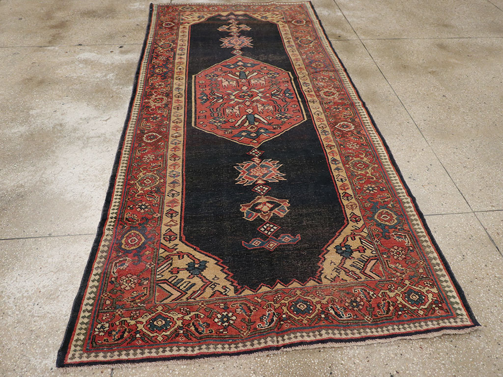 Antique Persian Bidjar Rug, No.22755 - Staging