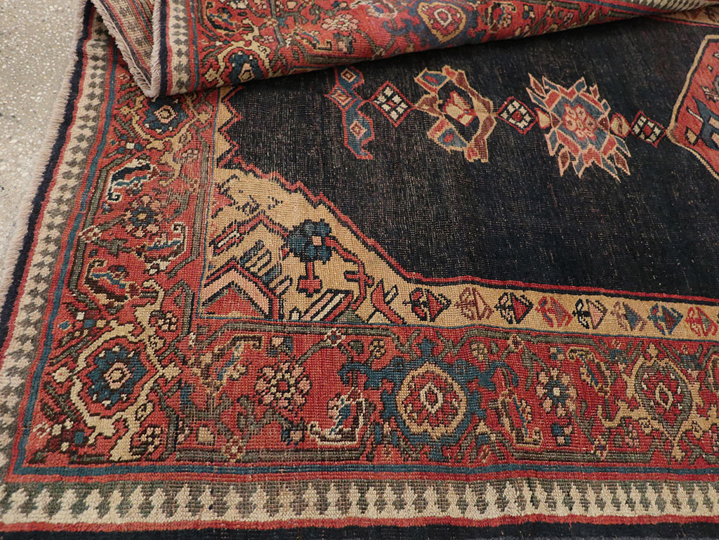 Antique Persian Bidjar Rug, No.22755 - Staging