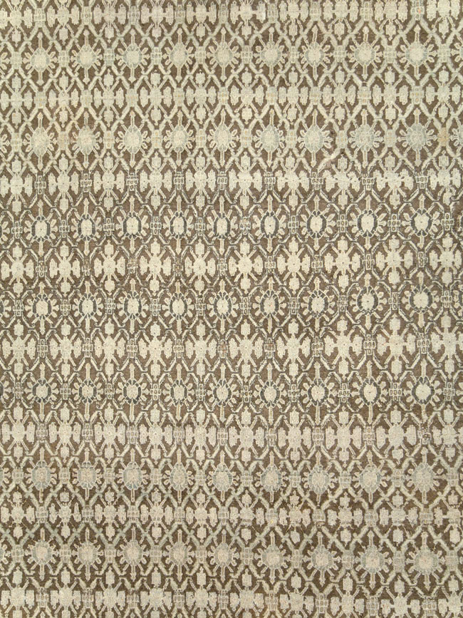 Antique Persian Bibikabad Oversize Carpet, No.22761 - Staging