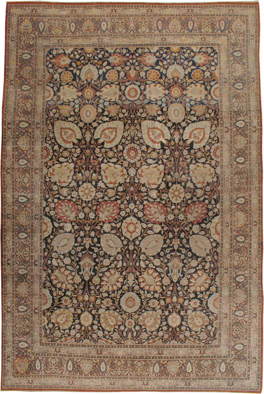 Antique Persian Tabriz Hagi Jalili Carpet, No.22765 - Staging