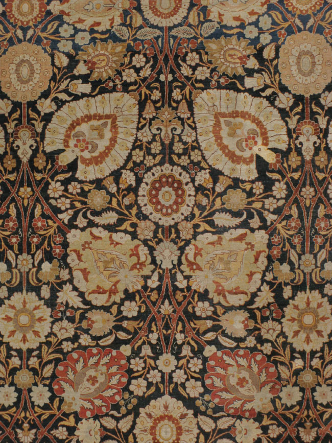 Antique Persian Tabriz Hagi Jalili Carpet, No.22765 - Staging
