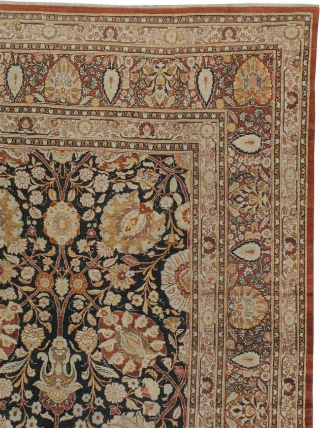 Antique Persian Tabriz Hagi Jalili Carpet, No.22765 - Staging