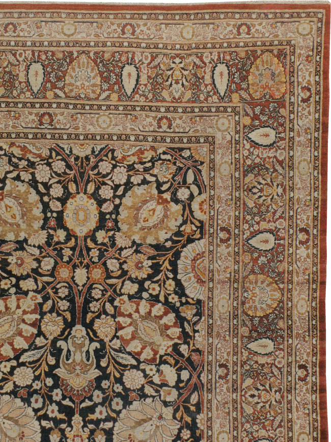 Antique Persian Tabriz Hagi Jalili Carpet, No.22765 - Staging