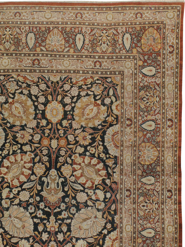 Antique Persian Tabriz Hagi Jalili Carpet, No.22765 - Staging