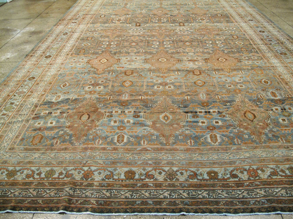 Antique Persian Malayer Carpet, No.22771 - Staging