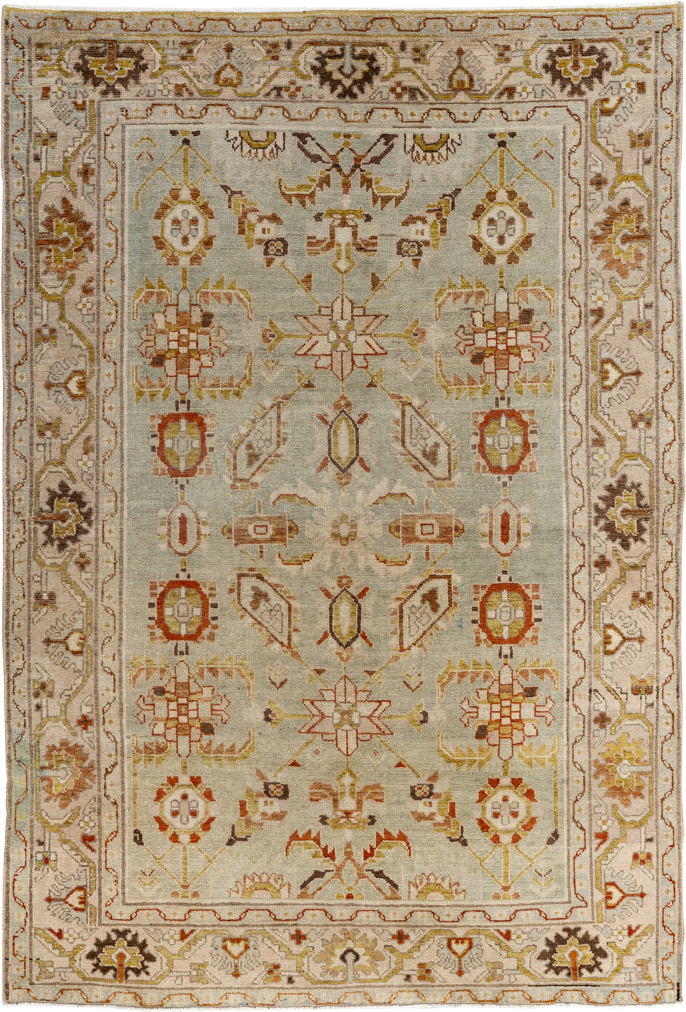 Vintage Persian Malayer Rug, No.22774 - Staging