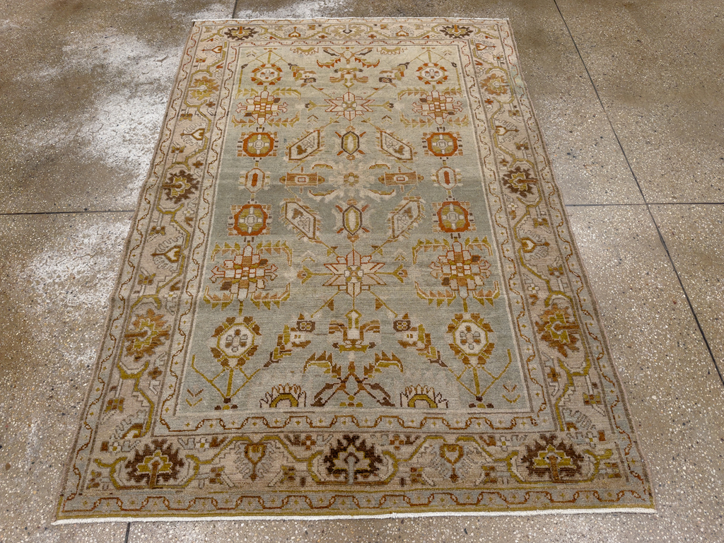 Vintage Persian Malayer Rug, No.22774 - Staging