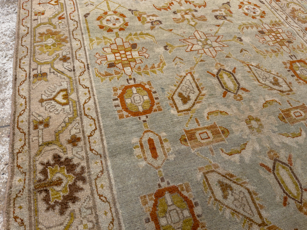Vintage Persian Malayer Rug, No.22774 - Staging