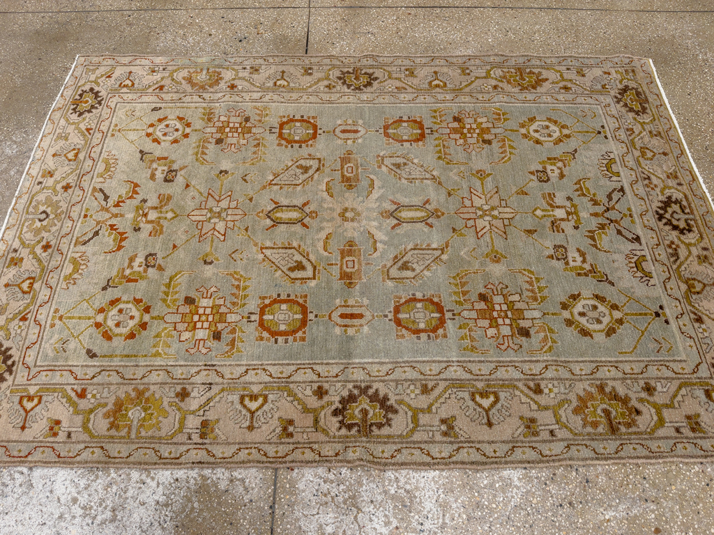 Vintage Persian Malayer Rug, No.22774 - Staging