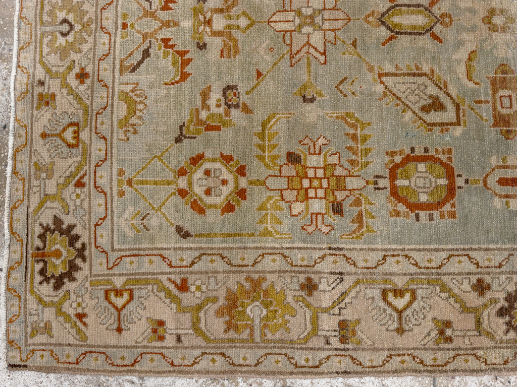 Vintage Persian Malayer Rug, No.22774 - Staging