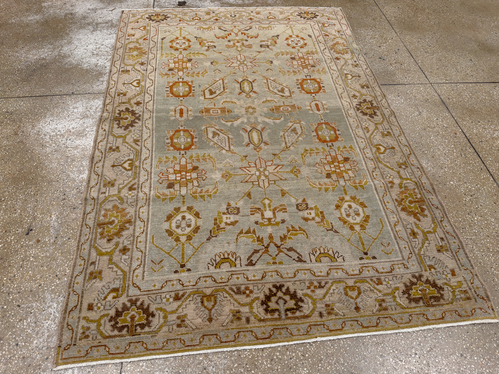 Vintage Persian Malayer Rug, No.22774 - Staging