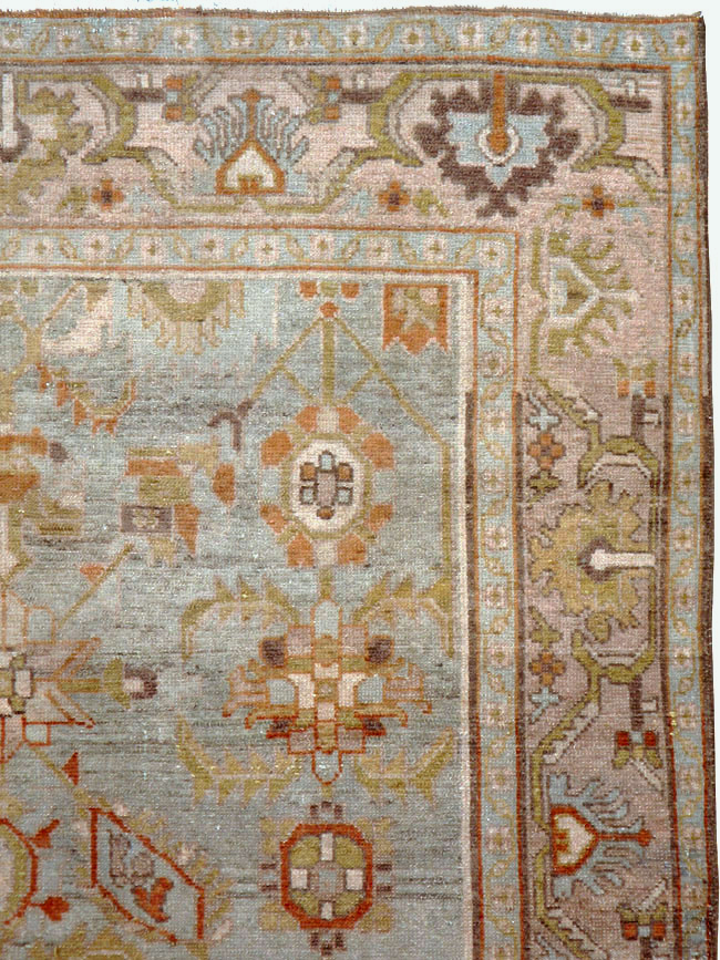 Vintage Persian Malayer Rug, No.22775 - Staging