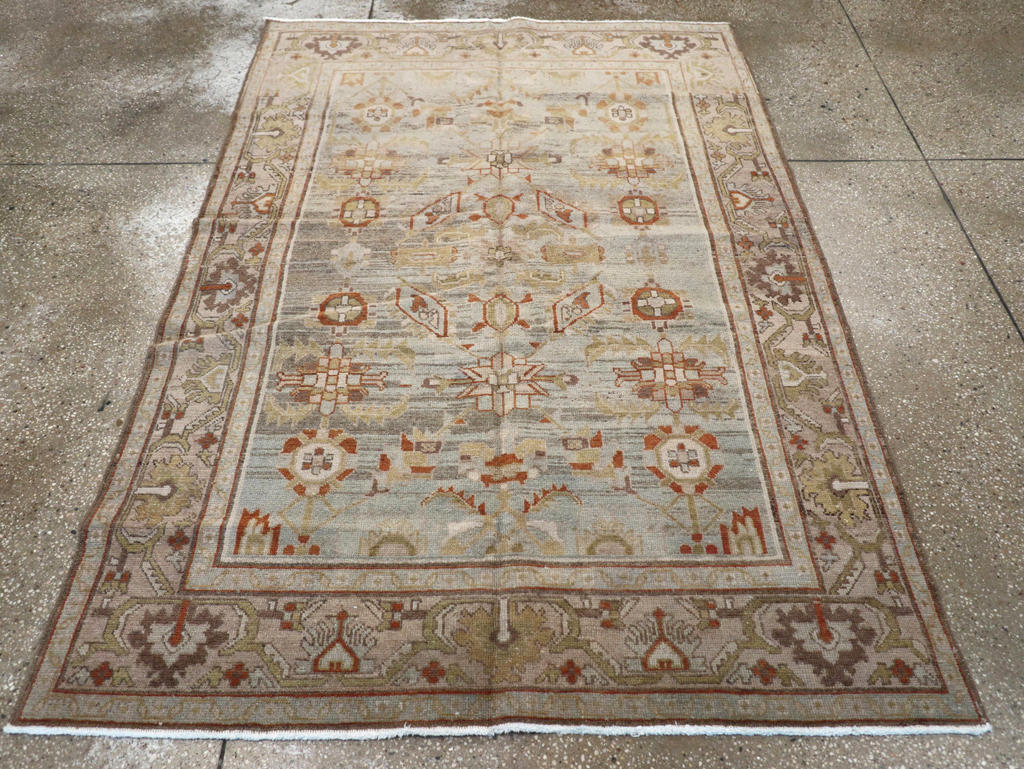 Vintage Persian Malayer Rug, No.22775 - Staging