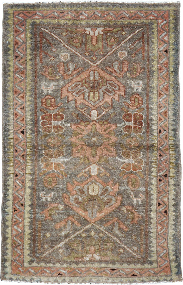 Antique Persian Malayer Rug, No.22777 - Staging