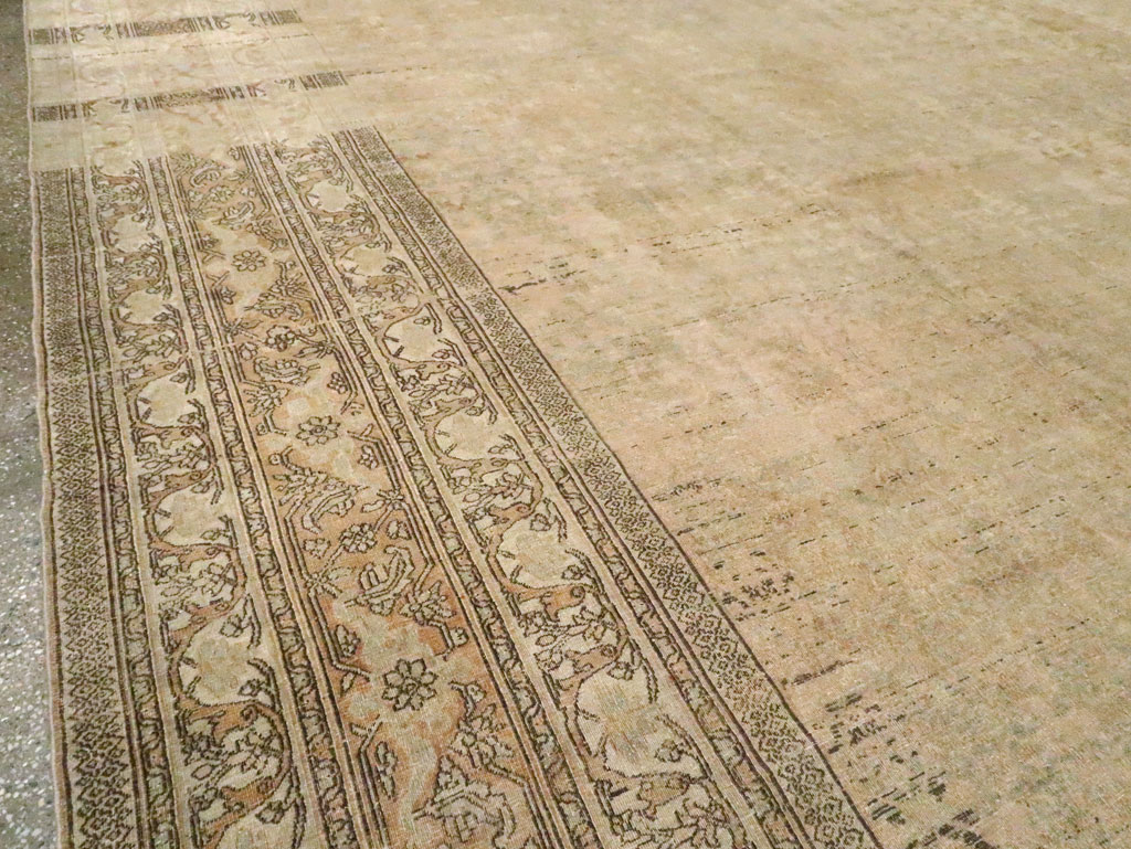Antique Persian Khorossan Carpet, No.22778 - Staging