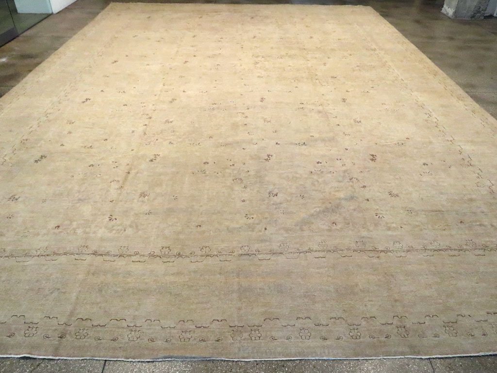 Antique Persian Lavar Kerman Carpet, No.22779 - Staging