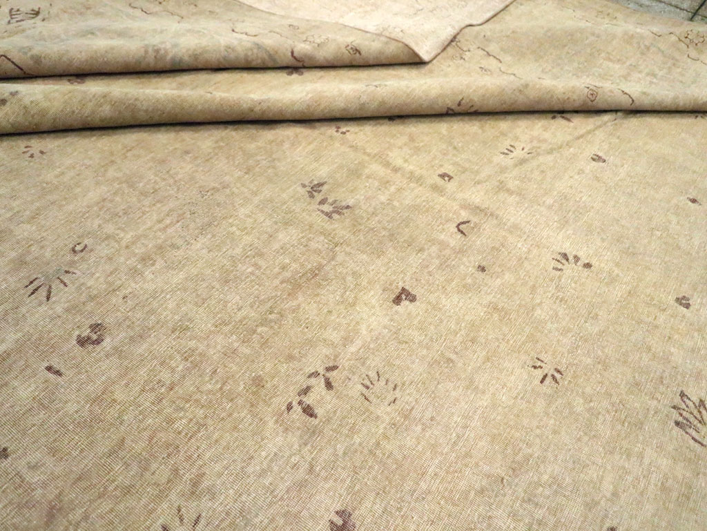 Antique Persian Lavar Kerman Carpet, No.22779 - Staging