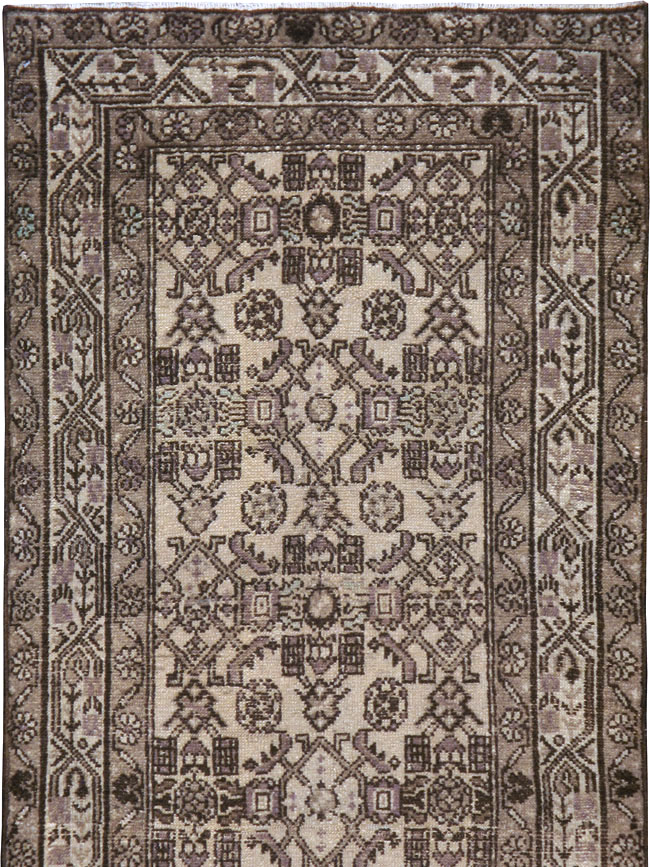 Vintage Persian Malayer Long Runner, No.22781 - Staging