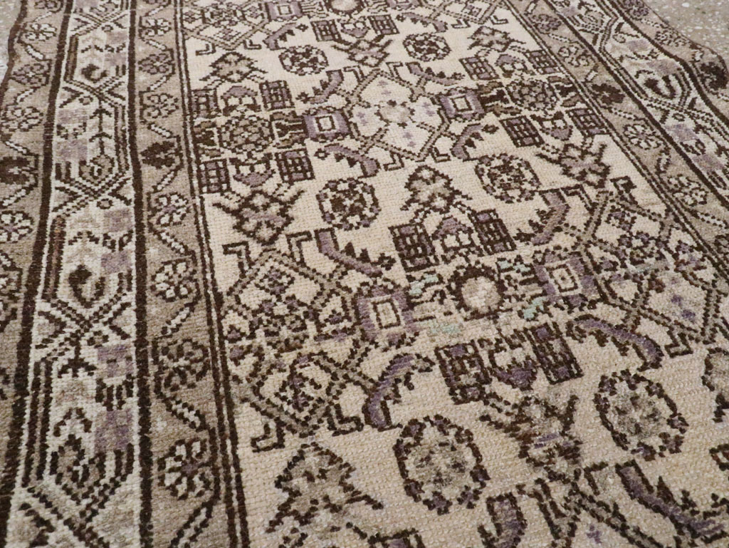 Vintage Persian Malayer Long Runner, No.22781 - Staging