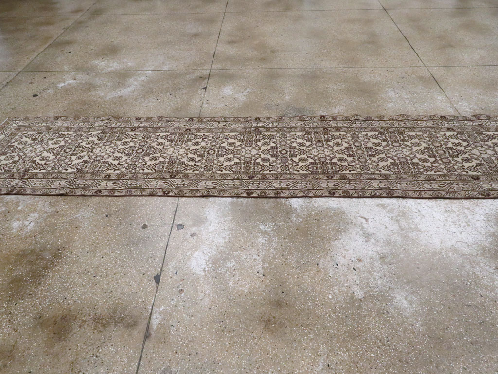 Vintage Persian Malayer Long Runner, No.22781 - Staging
