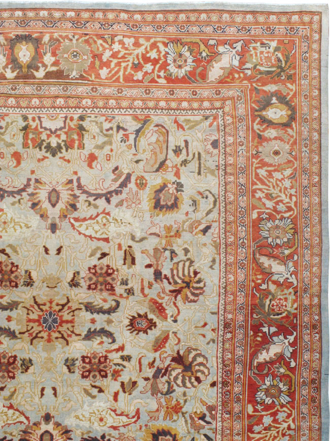 Antique Persian Sulatanbad Carpet, No.22784 - Staging