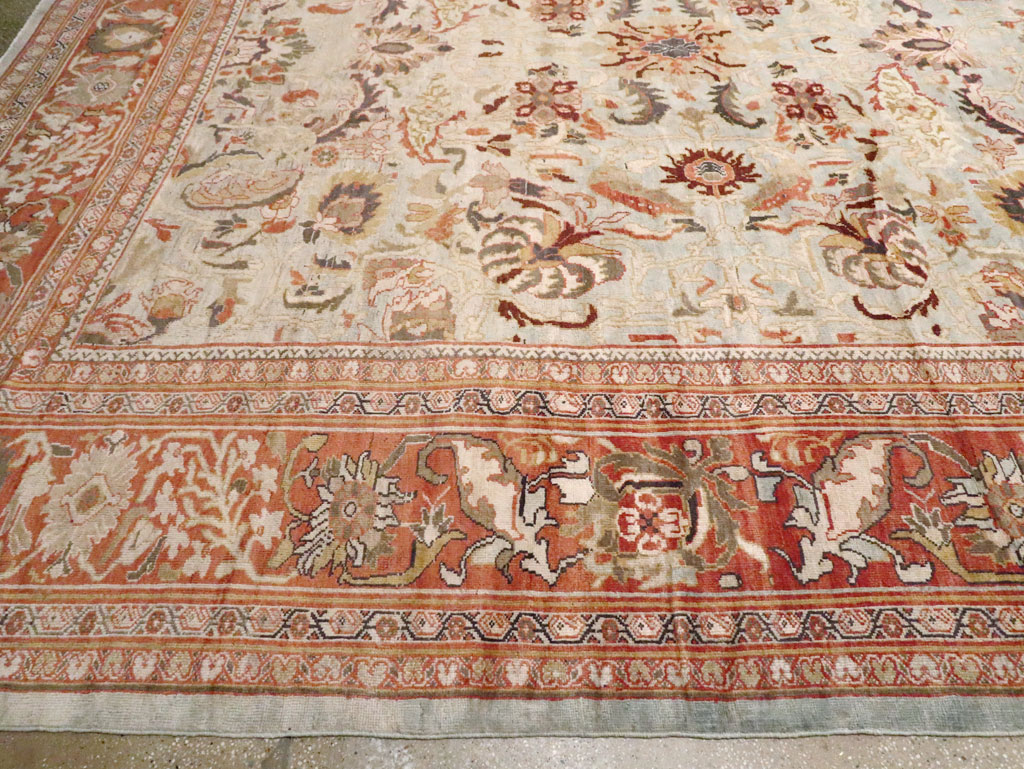 Antique Persian Sulatanbad Carpet, No.22784 - Staging