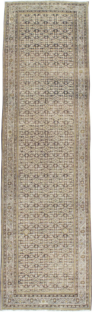 Vintage Persian Malayer Runner, No.22789 - Staging
