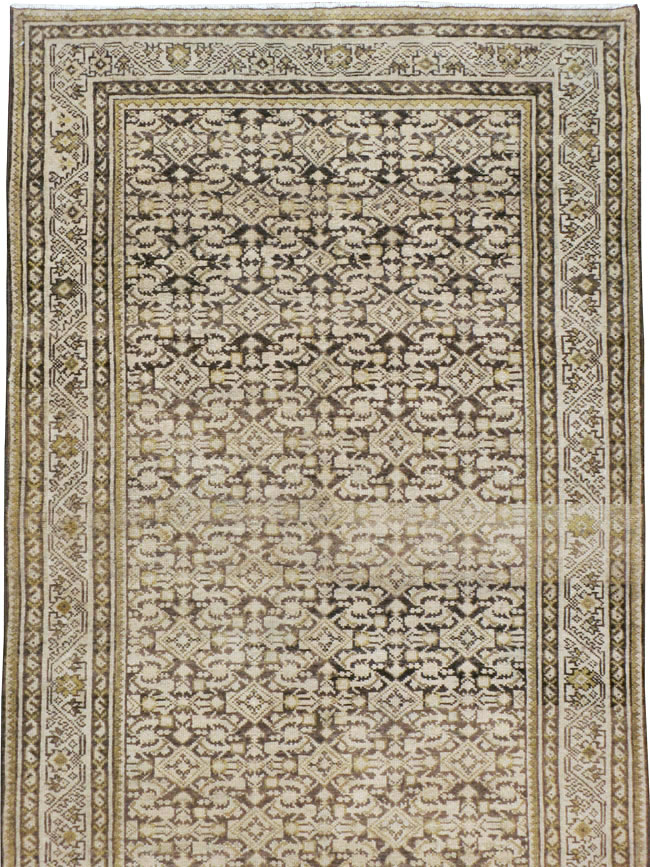 Vintage Persian Malayer Runner, No.22789 - Staging