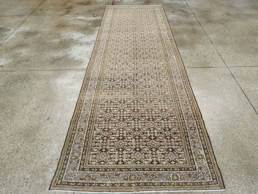 Vintage Persian Malayer Runner, No.22789 - Staging