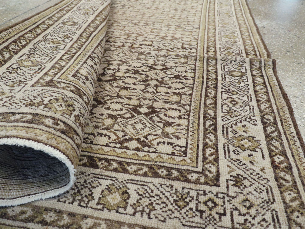 Vintage Persian Malayer Runner, No.22789 - Staging