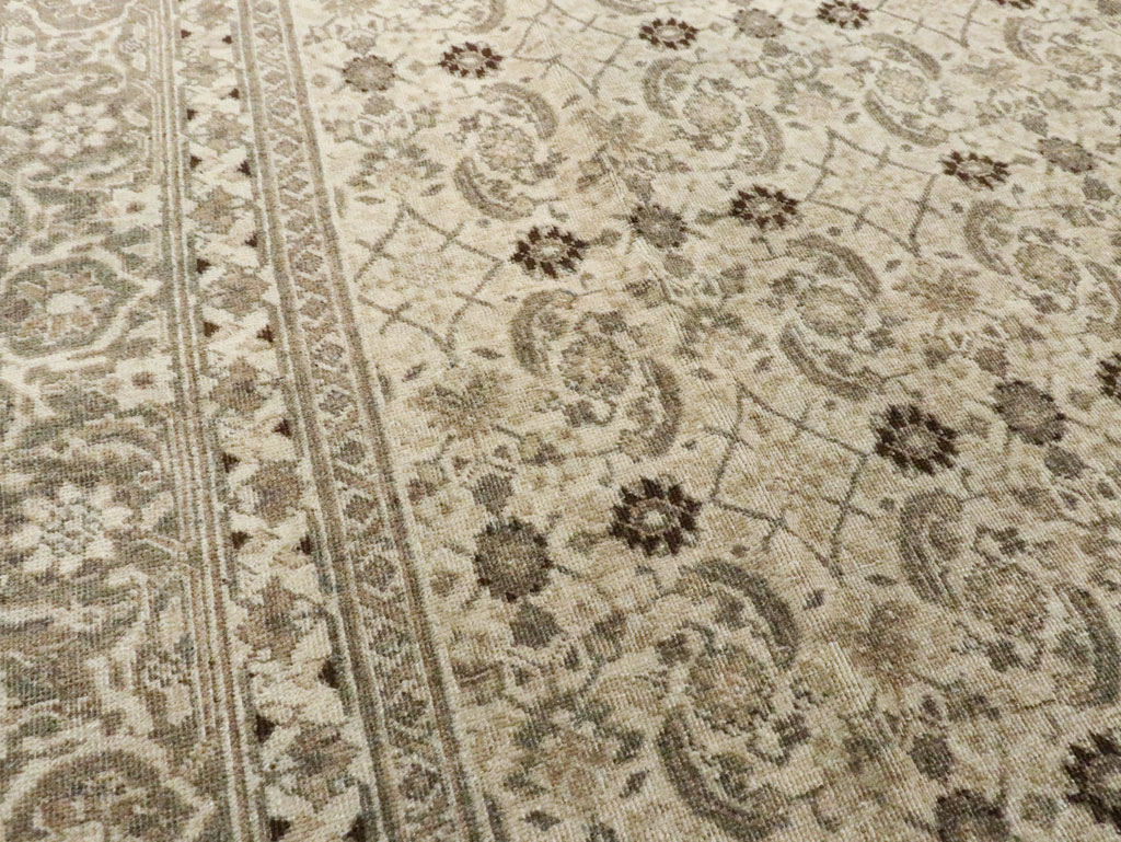 Antique Persian Tabriz Carpet, No.22790 - Staging
