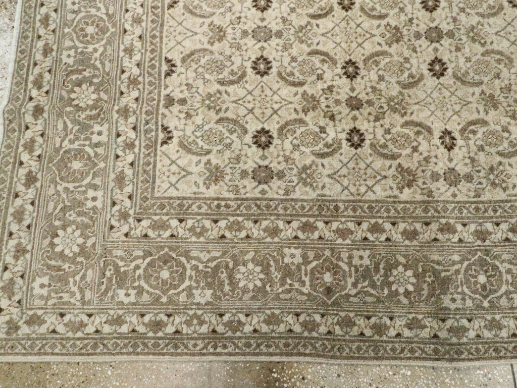 Antique Persian Tabriz Carpet, No.22790 - Staging