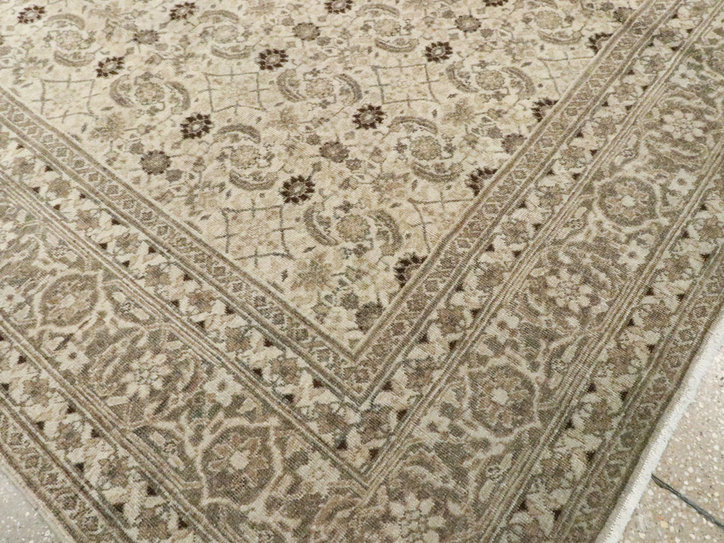 Antique Persian Tabriz Carpet, No.22790 - Staging