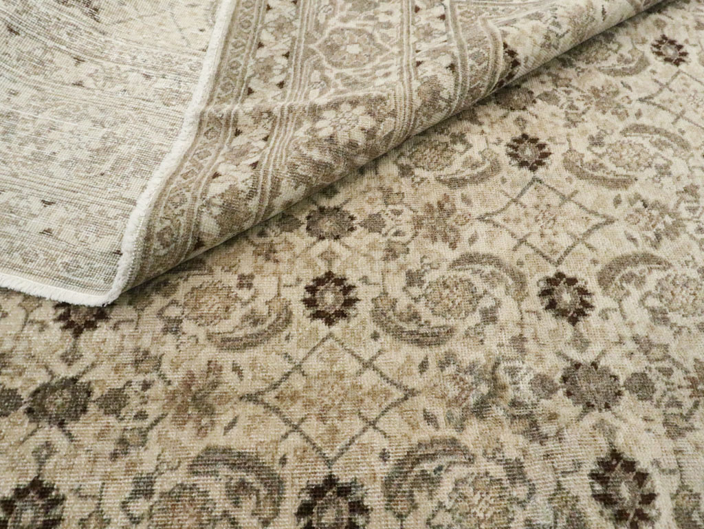 Antique Persian Tabriz Carpet, No.22790 - Staging