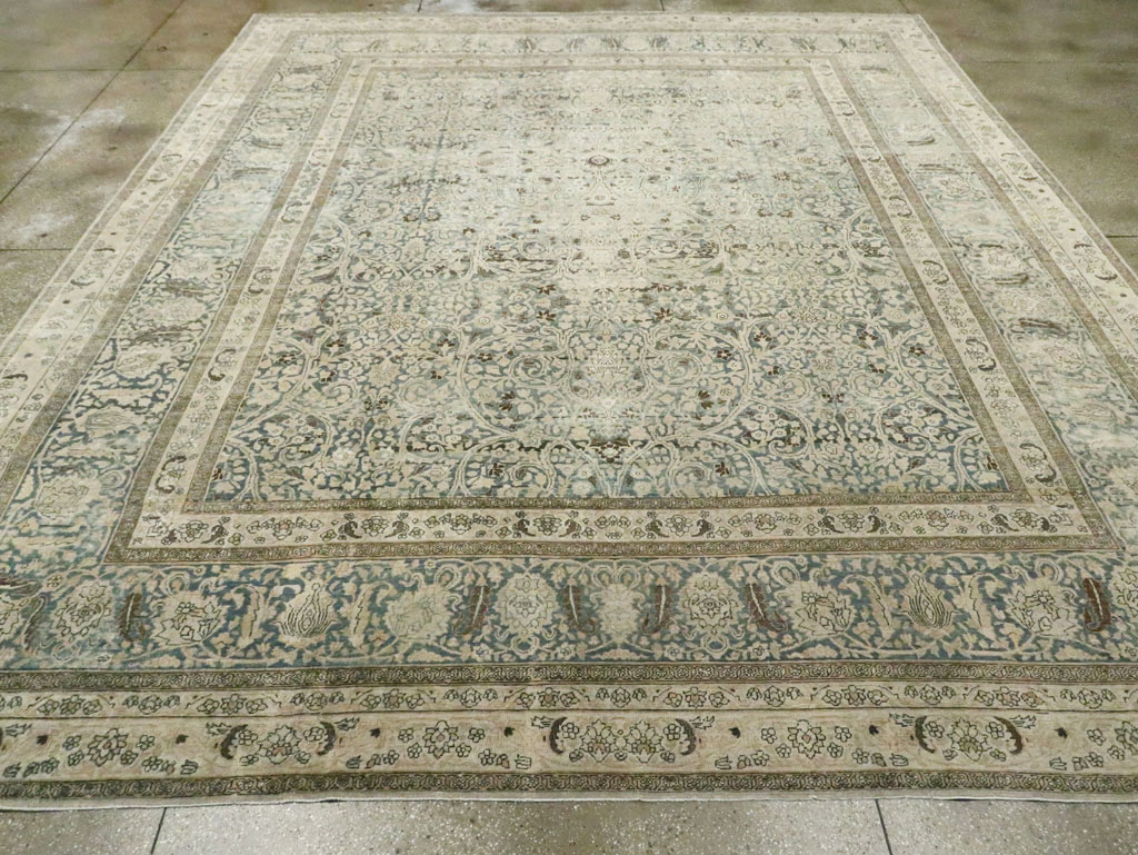 Antique Persian Mashad Carpet, No.22791 - Staging