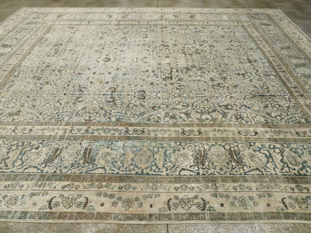 Antique Persian Mashad Carpet, No.22791 - Staging