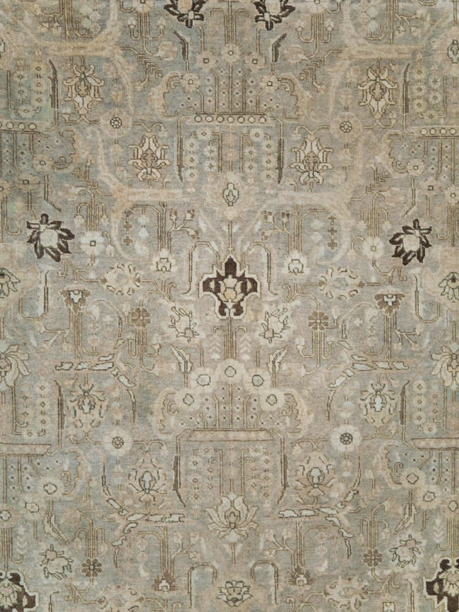 Antique Persian Tabriz Carpet, No.22793 - Staging
