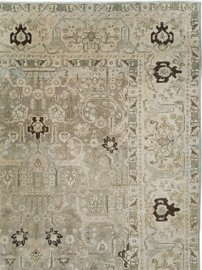 Antique Persian Tabriz Carpet, No.22793 - Staging