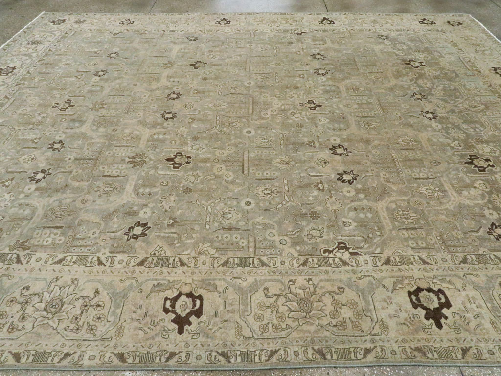 Antique Persian Tabriz Carpet, No.22793 - Staging