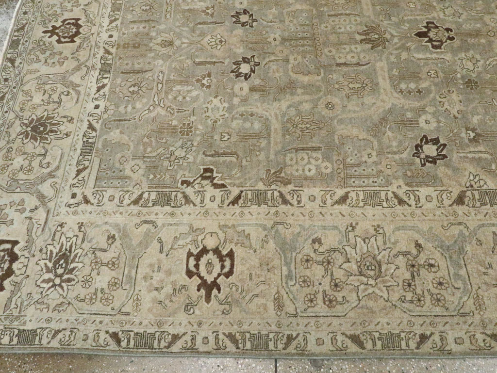 Antique Persian Tabriz Carpet, No.22793 - Staging