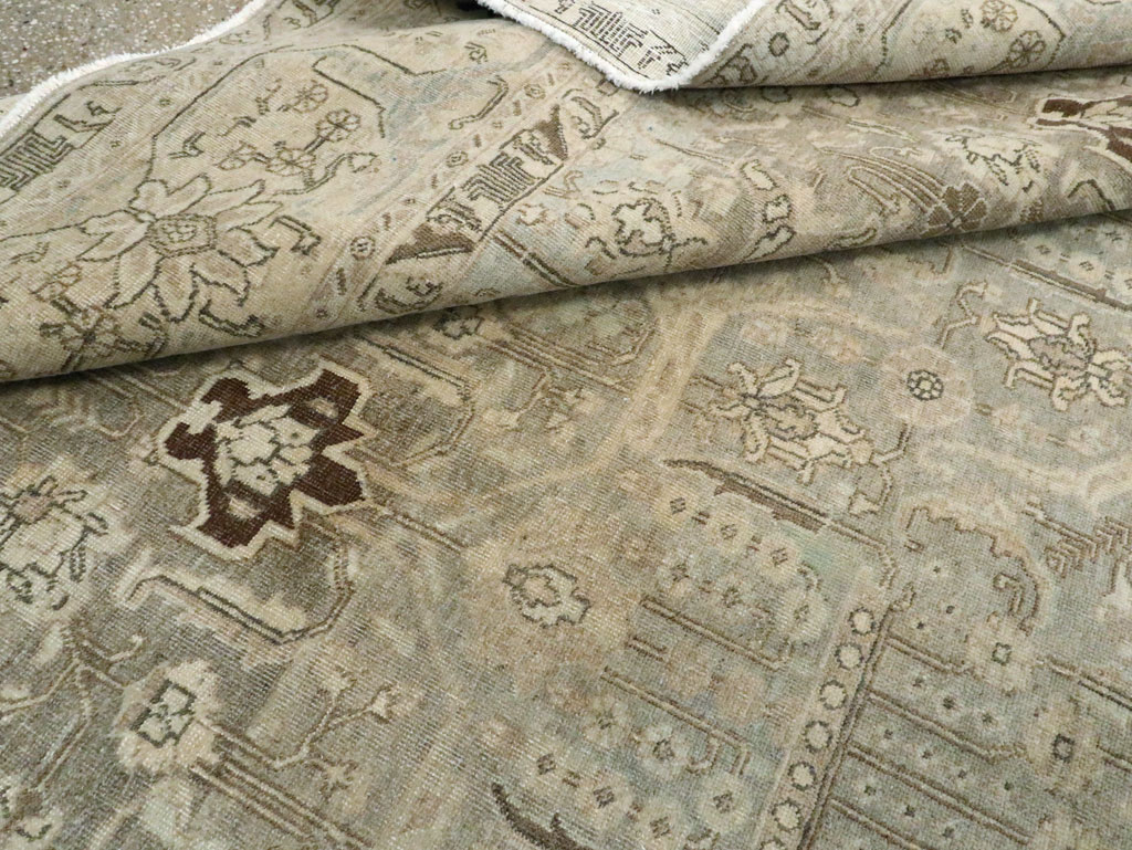 Antique Persian Tabriz Carpet, No.22793 - Staging