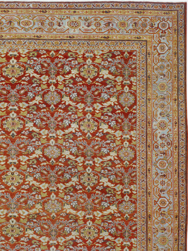 Antiuqe Persian Mahal Carpet, No.22794 - Staging