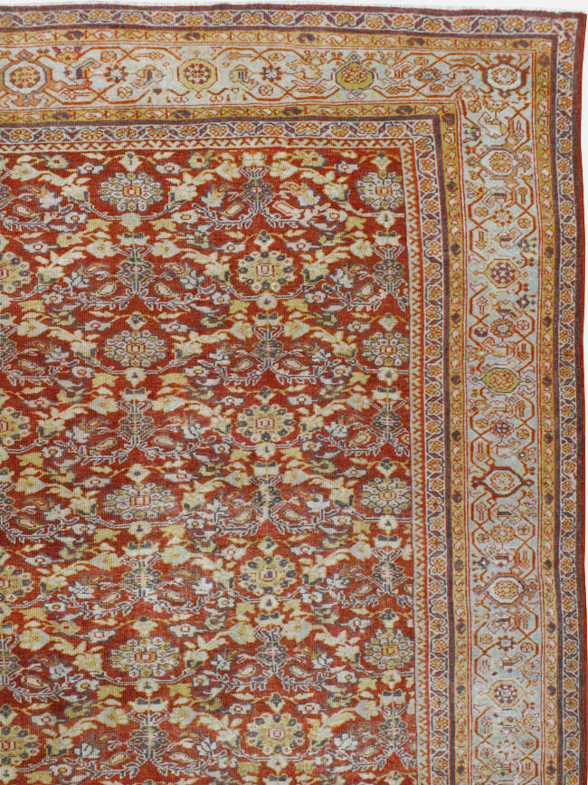 Antiuqe Persian Mahal Carpet, No.22794 - Staging