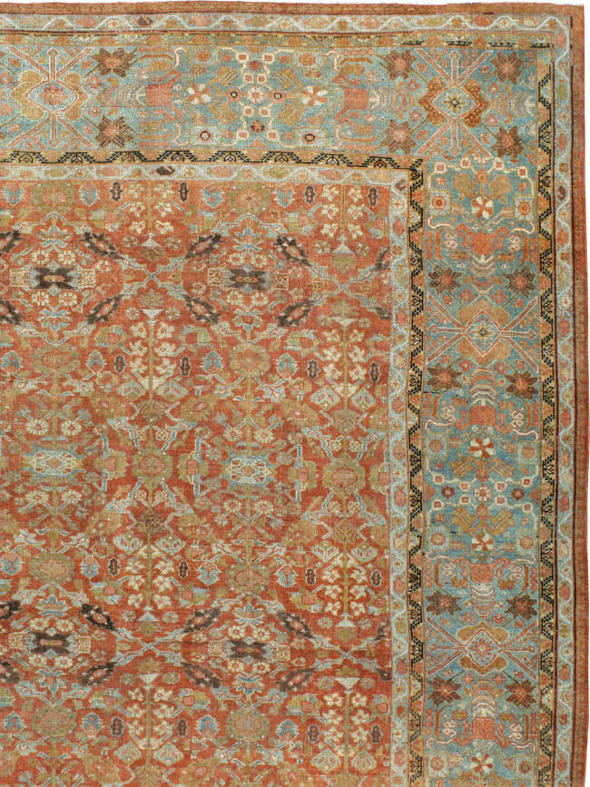 Antique Persian Mahal Carpet, No.22796 - Staging