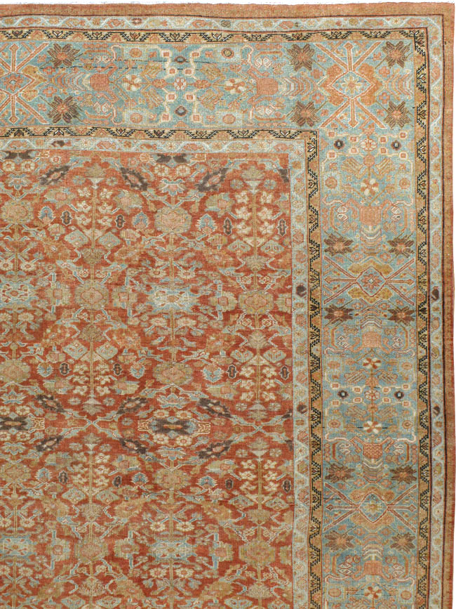 Antique Persian Mahal Carpet, No.22796 - Staging