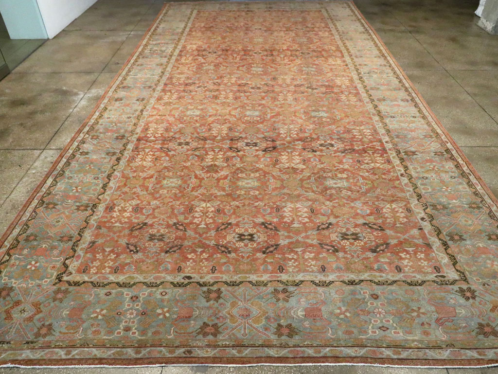 Antique Persian Mahal Carpet, No.22796 - Staging