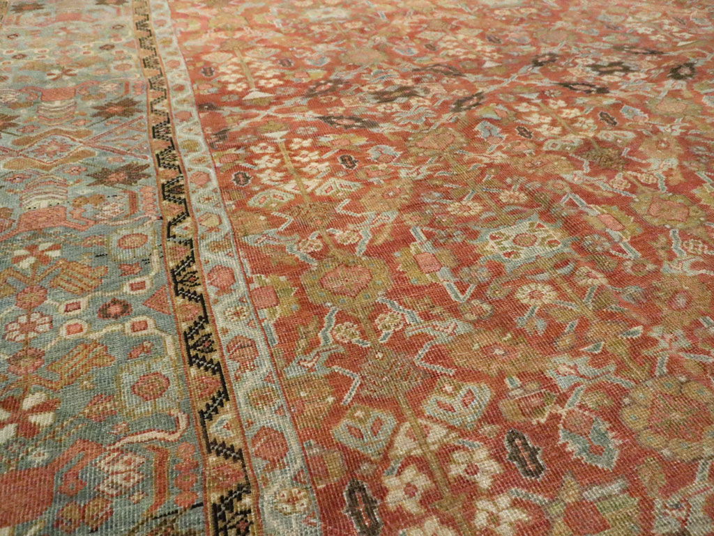 Antique Persian Mahal Carpet, No.22796 - Staging