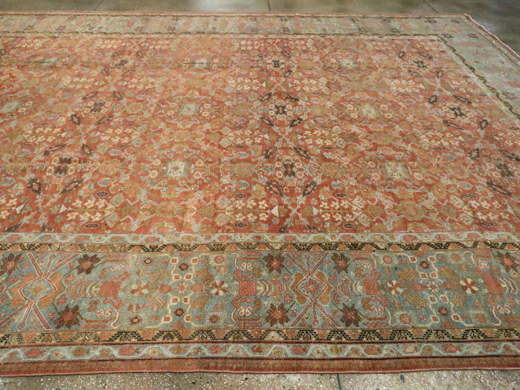 Antique Persian Mahal Carpet, No.22796 - Staging