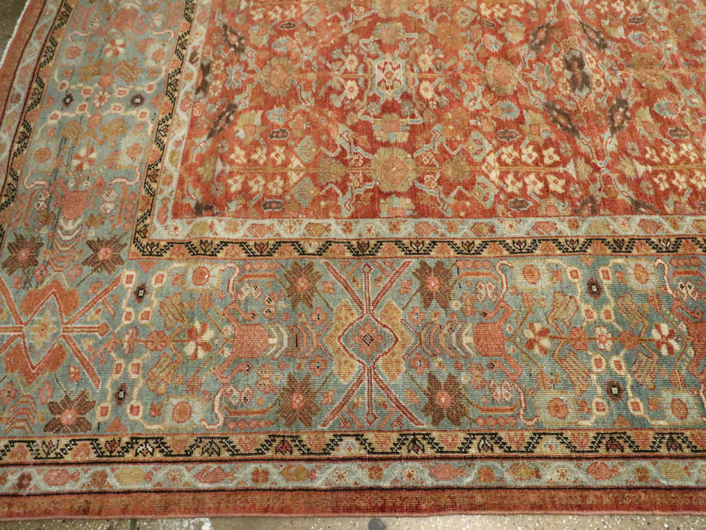 Antique Persian Mahal Carpet, No.22796 - Staging